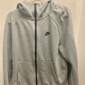 Nike tech fleece hoodies grey size M